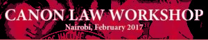 nairobi canon law workshop